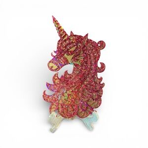 Sparkling Unicorn Art With Stand
